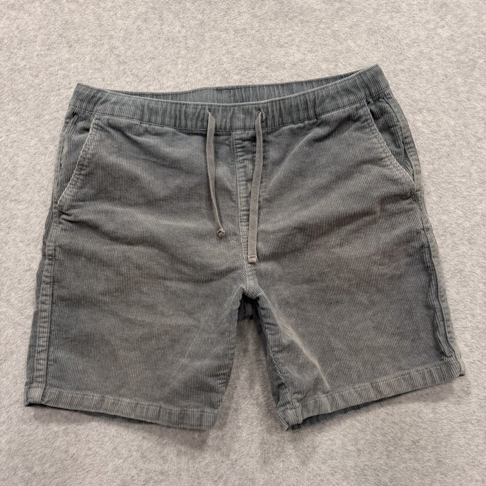 Katin Shorts Mens L Blue Corduroy 7"
